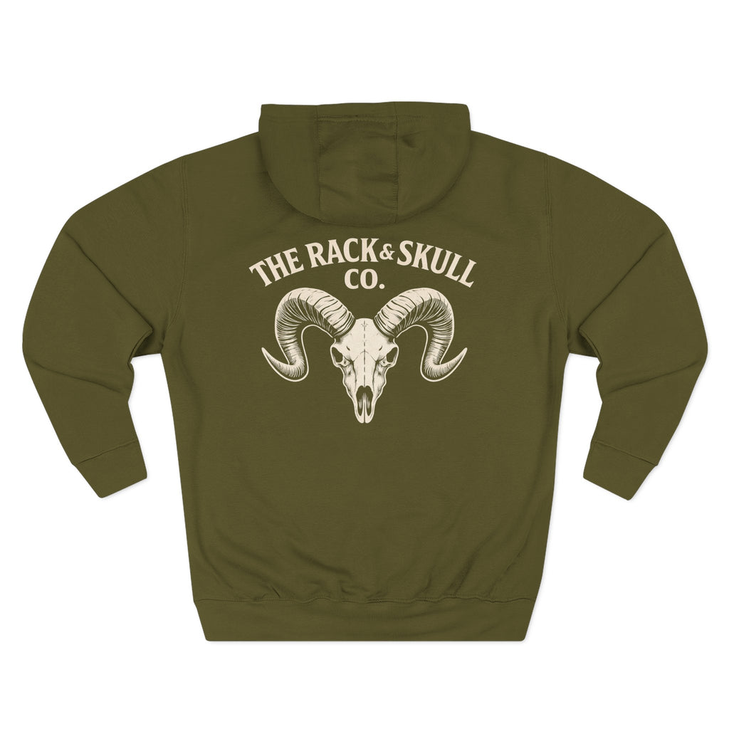 The Rack & Skull Co. Ram Fleece Hoodie
