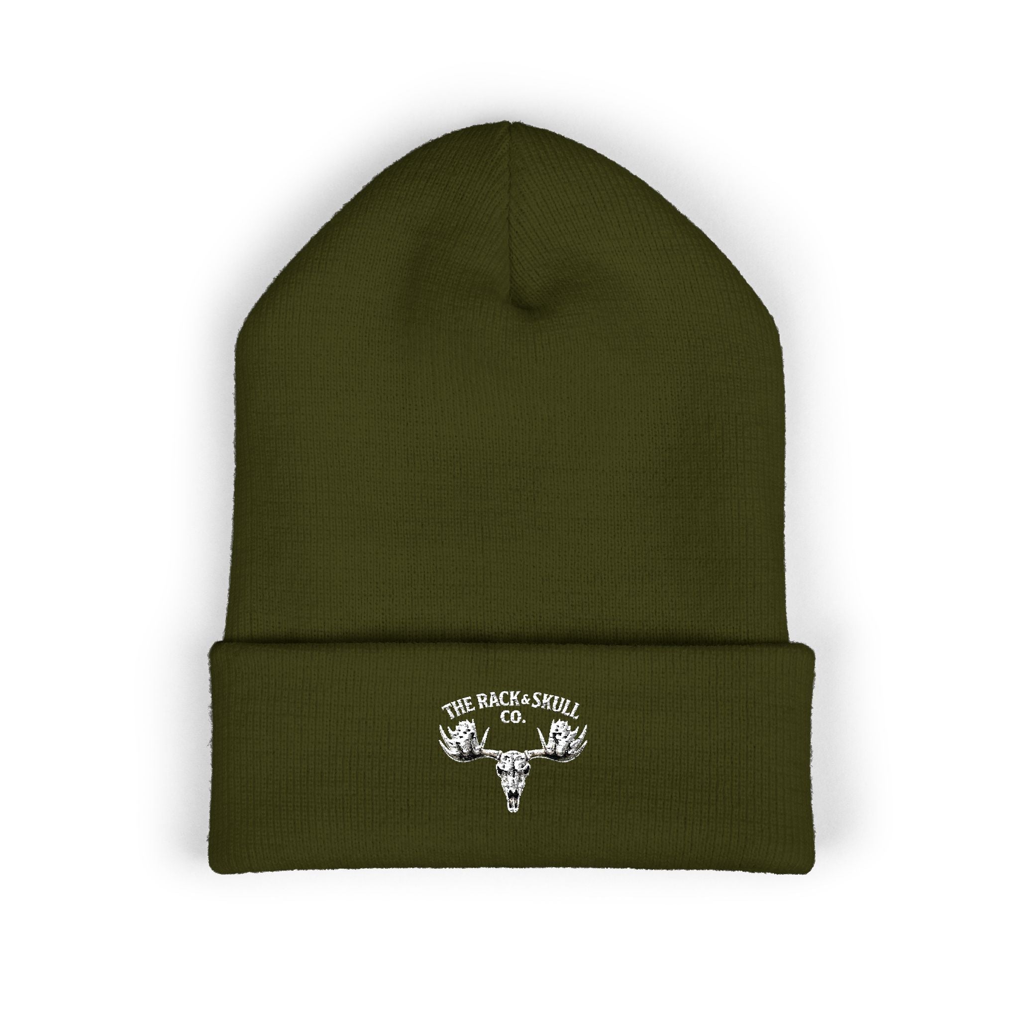 The Rack & Skull Co. Moose Embroidered Beanie