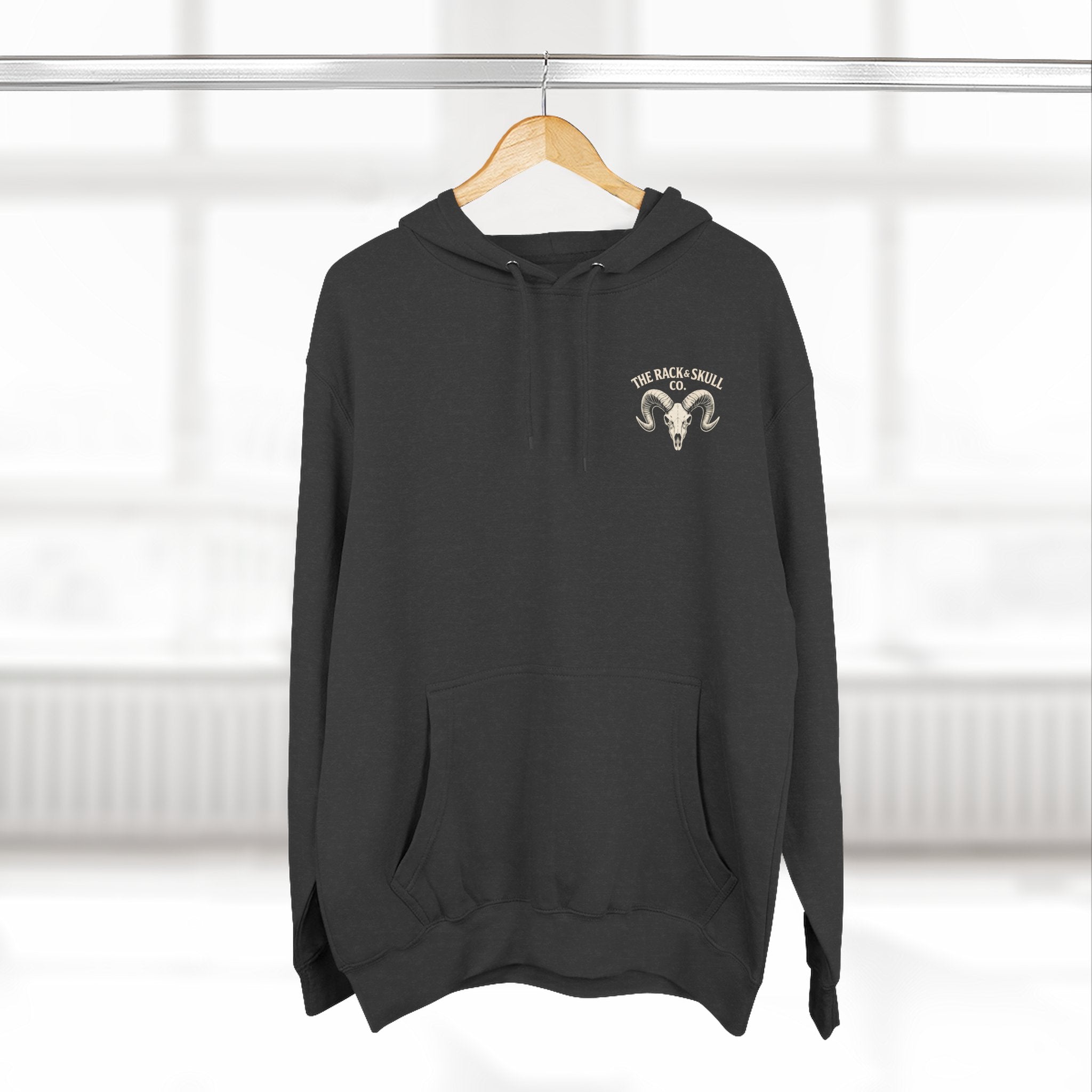 The Rack & Skull Co. Ram Fleece Hoodie