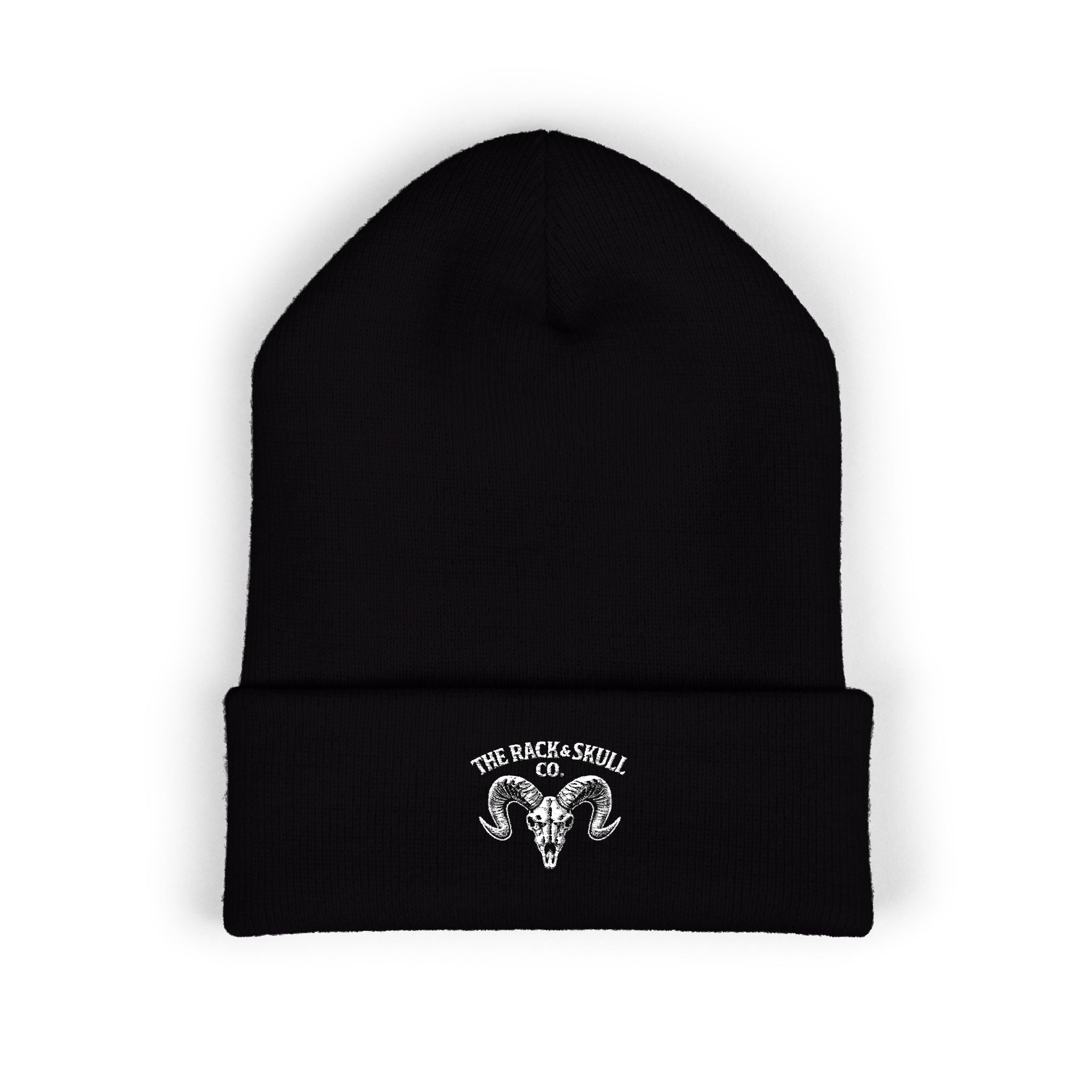 The Rack & Skull Co. Ram Embroidered Beanie