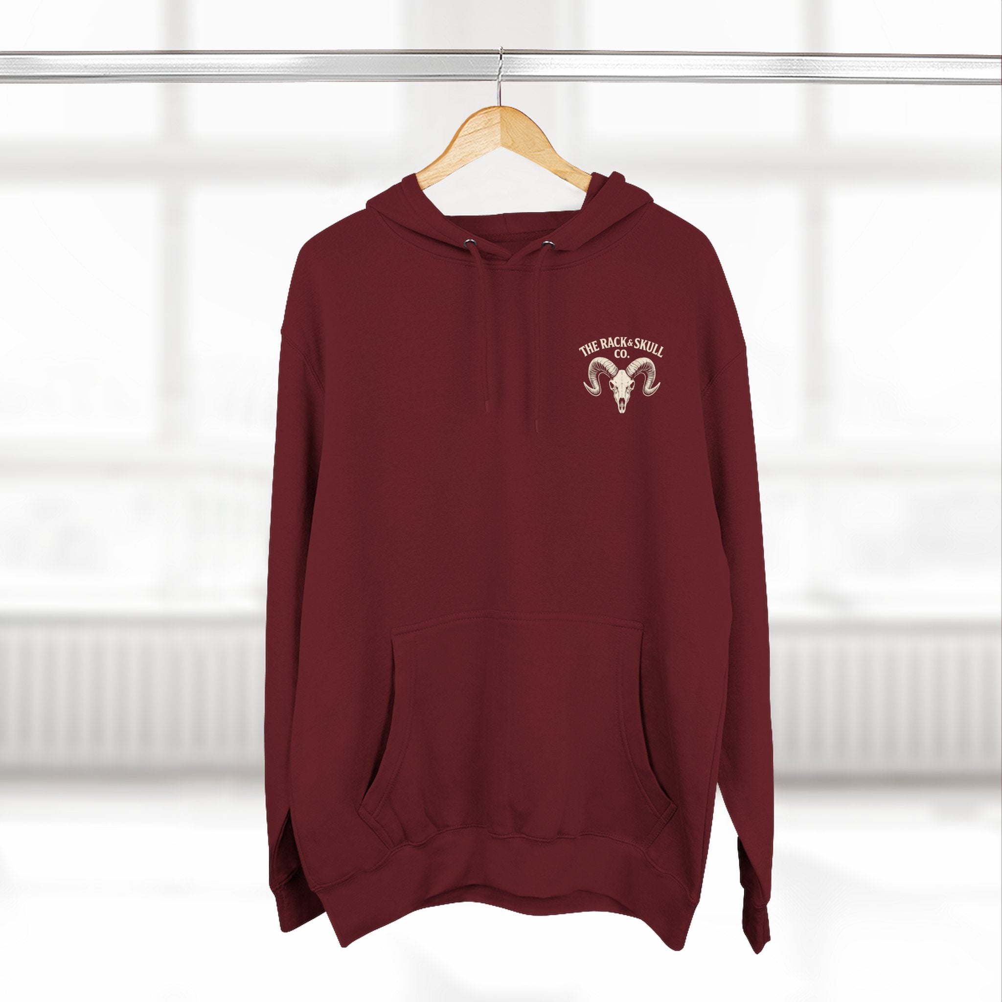 The Rack & Skull Co. Ram Fleece Hoodie