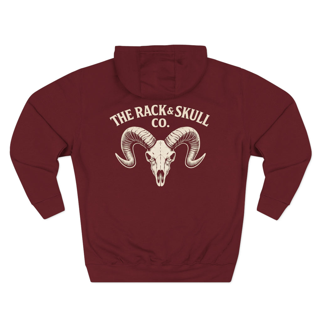 The Rack & Skull Co. Ram Fleece Hoodie