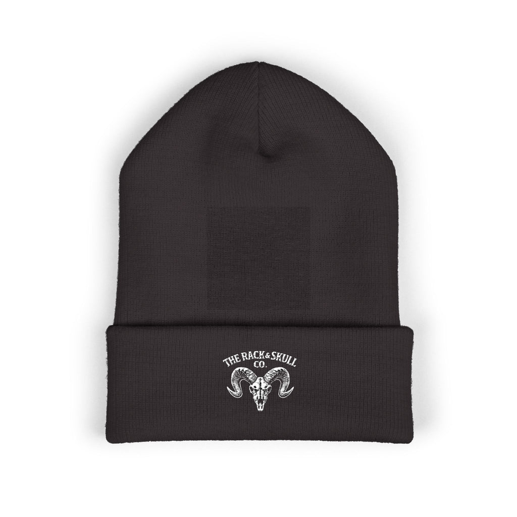 The Rack & Skull Co. Ram Embroidered Beanie