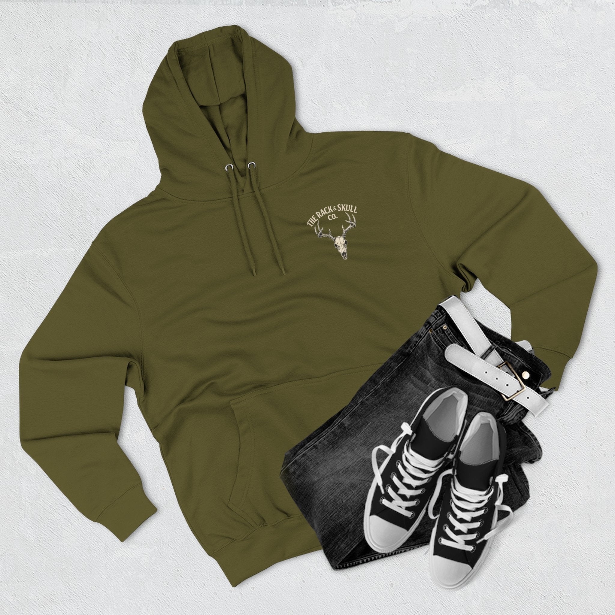 The Rack & Skull Co. Deer Fleece Hoodie