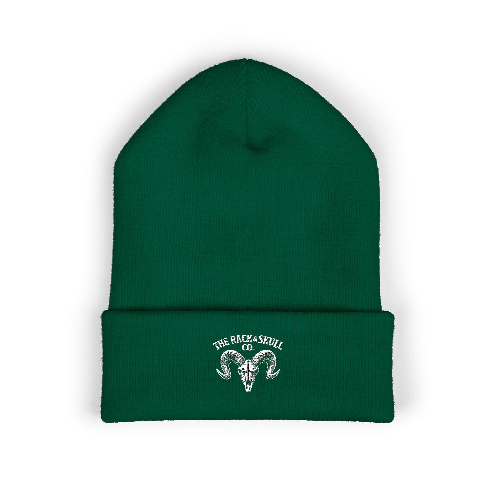 The Rack & Skull Co. Ram Embroidered Beanie